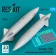 Reskit Rsu72-0311 1/72 Tornado 2250l Underwing Fuel Tanks Raf Rsaf 2 Pcs 3d Printed