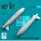 Reskit Rsu72-0328 1/72 1200 L Fuel Tanks Raf Jaguar 2 Pcs 3d Printed