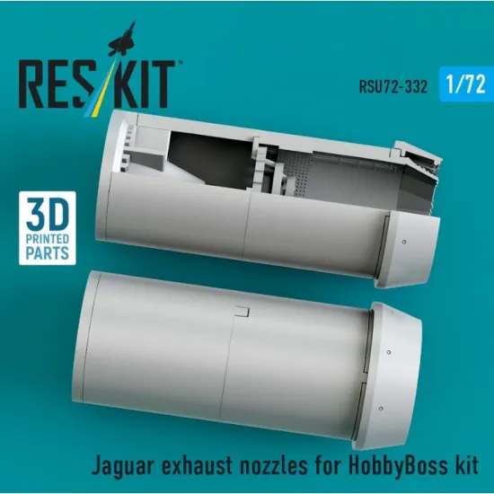 Reskit Rsu72-0332 1/72 Jaguar Exhaust Nozzles For Hobbyboss Kit 3d Printed