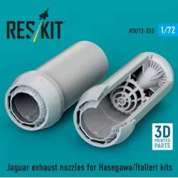 Reskit Rsu72-0333 1/72 Jaguar Exhaust Nozzles For Hasegawa/Italleri Kits 3d Printed