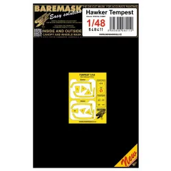 Hgw 648411 1/48 Masks For Hawker Tempest For Eduard, Special Hobby