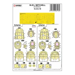 Hgw 648418 1/48 Masks For B-25 J Mitchell For Hk Models