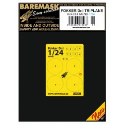Hgw 624003 1/24 Masks For Fokker Dr.i Triplane For Meng