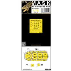 Hgw 672014 1/72 Masks For Hawker Hurricane Mk.i For Arma Hobby