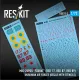 Reskit Rsb72-0002 1/72 Mig-25pds Foxbat Red 17 Red 87 Red 89 Ukrainian Air Forces Decals With Stencils