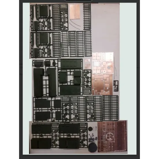 Umt 712 1/72 German Armored Train Pz-28 Autumn 1941 From Trophy Components