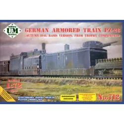 Umt 712 1/72 German Armored Train Pz-28 Autumn 1941 From Trophy Components