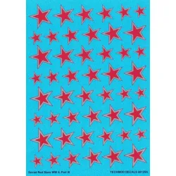 Techmod 48129 1/48 Decal For Soviet Red Stars Ww Ii Part Iii