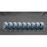 Scalex Wm-35028 1/35 Maz 543 Maz-7310 V-203 Wheel Set For Trumpeter And Meng