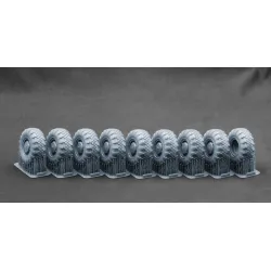 Scalex Wm-35028 1/35 Maz 543 Maz-7310 V-203 Wheel Set For Trumpeter And Meng