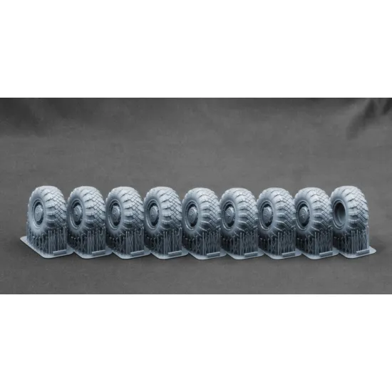 Scalex Wm-35028 1/35 Maz 543 Maz-7310 V-203 Wheel Set For Trumpeter And Meng