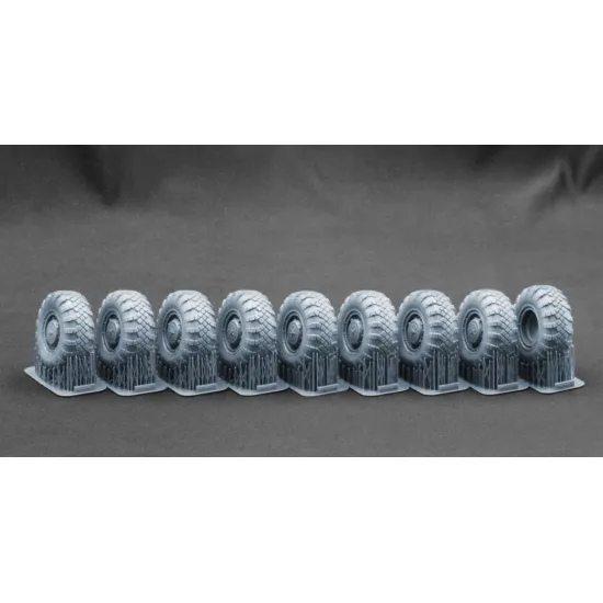 Scalex Wm-35028s 1/35 Maz 543/Maz-7310 V-203 Sagged Wheel Set For Trumpeter And Meng