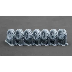 Scalex Wm-35037 1/35 Ural-4320 Oi-25 Ordinary Wheel Set For Trumpeter