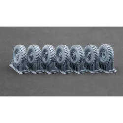 Scalex Wm-35037s 1/35 Ural-4320 Oi-25 Ordinary Wheel Set For Trumpeter