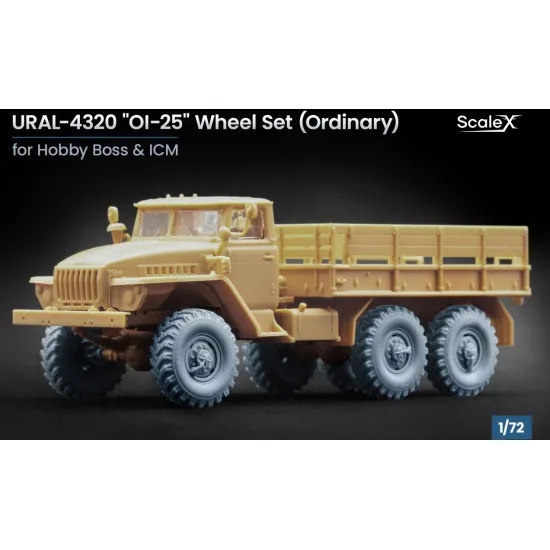 Scalex Wm-72016 1/72 Ural-4320 Oi-25 Ordinary Wheel Set For Trumpeter