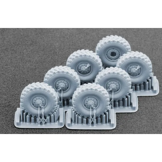 Scalex Wm-72016s 1/72 Ural-4320 Oi-25 Sagged Wheel Set For Hobby Boss Icm