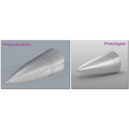 Cat4-r48118 1/48 F-111b Nose Section Prototypes 151970-74 For Academy