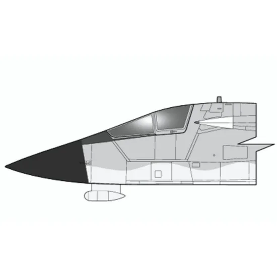 Cat4-r48118 1/48 F-111b Nose Section Prototypes 151970-74 For Academy