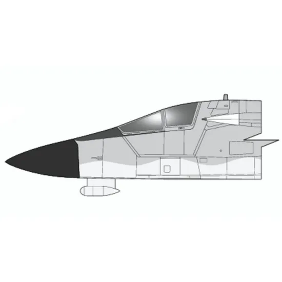 Cat4-r48119 1/48 F-111b Nose Section Pre-production 152714/15 For Academy