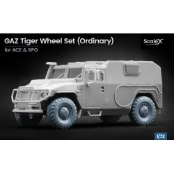 Scalex Wm-72009 1/72 Gaz Tiger Ordinary Wheel Set For Rpg Ace