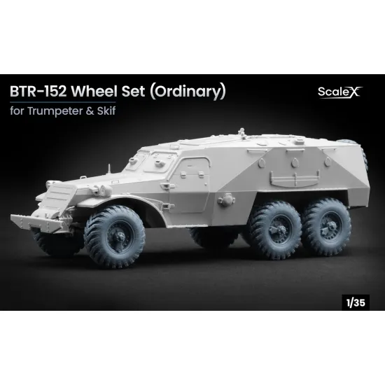Scalex Wm-35036 1/35 Btr-152 Ordinary Wheel Set For Trumpeter And Skif