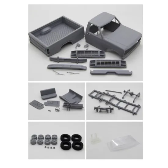 Diolex Dp24189 1/25 3d Print Resin Kit Ford F-150 Single Cab Long Bed 1980