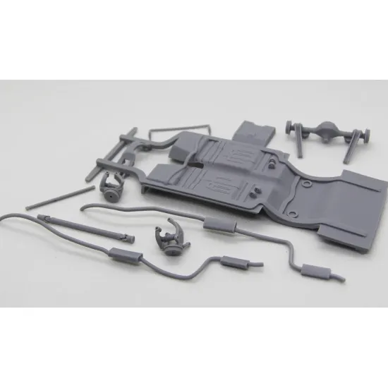 Diolex Dp24190 1/25 3d Print Resin Kit Chevrolet Impala 4-door Sedan 1966