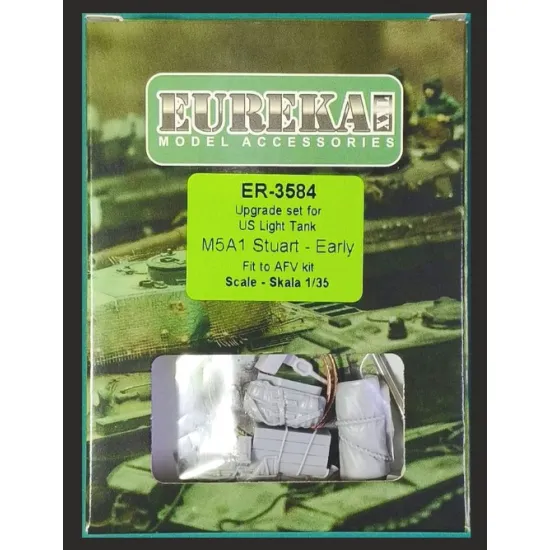 Eureka Er-3584 1/35 Upgrade Set For Us Light Tank M5a1 Stuart Early Fit To Afv Kit