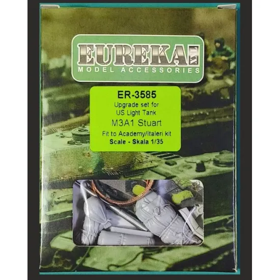 Eureka Er-3585 1/35 Upgrade Set For Us Light Tank M3a1 Stuart Fit To Academy/Italeri Kit
