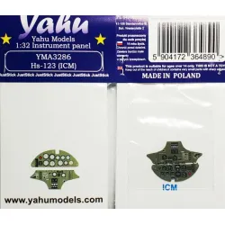 Yahu Model Yma3286 1/32 Instrument Panel For Hs-123 For Icm Accessories Kit