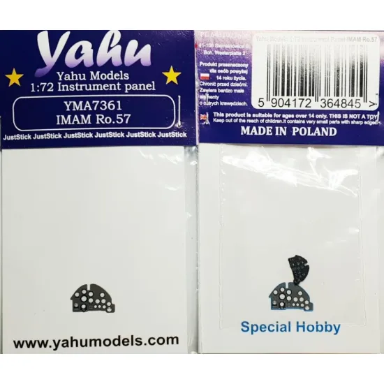 Yahu Model Yma7361 1/72 Instrument Panel For Imam Ro 57 Accessories Kit