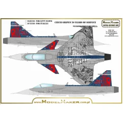 Model Maker D48244 1/48 Czech Gripen 20 Years Of Service