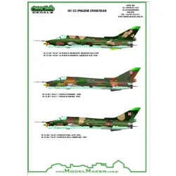 Model Maker D72082 1/72 Su-22 Polish Insignias