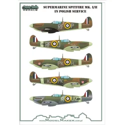 Model Maker D48074 1/48 Spitfire Mk I/Ii In Polish Service