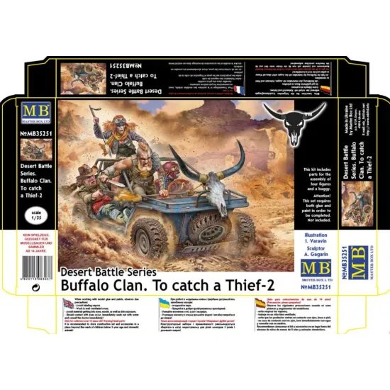 Master Box 35251 1/35 Desert Battle Series. Buffalo Clan To Catch A Thief-2