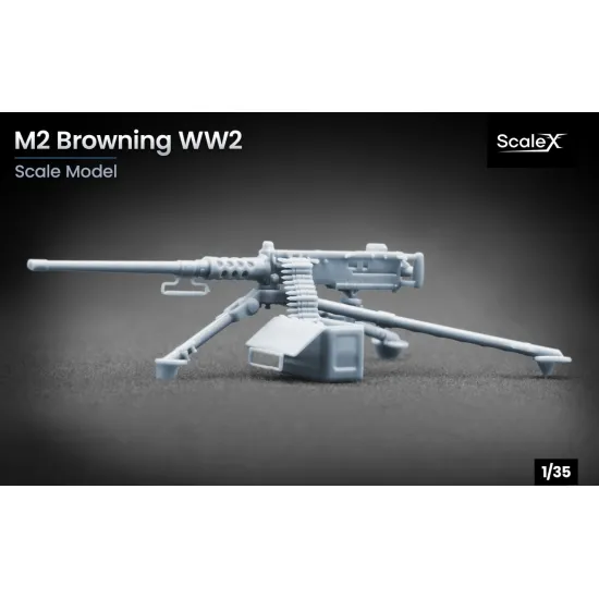 Scalex A-35003 1/35 M2 Browning Ww2 Resin Model