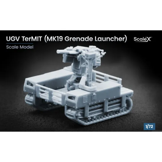 Scalex Vg-72007 1/72 Ugv Termit With Mk19 Grenade-launcher Resin Model