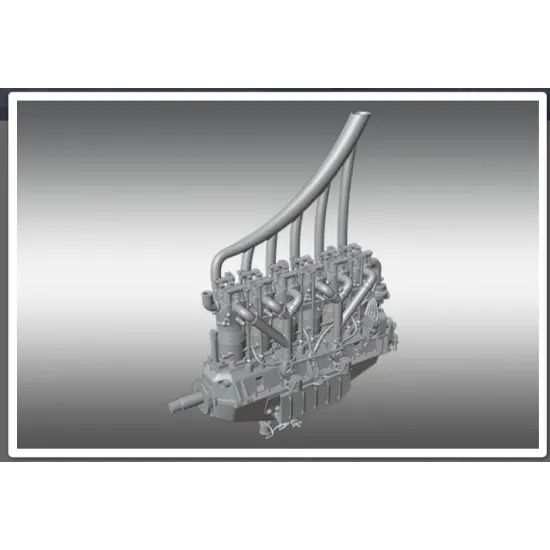 Print Scale Psr32007 1/32 Benz Bz Iv Exhaust Tip 3 New Resin Model