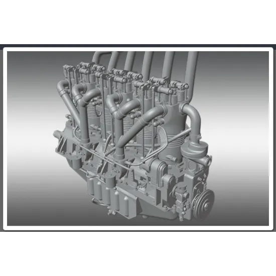 Print Scale Psr32007 1/32 Benz Bz Iv Exhaust Tip 3 New Resin Model