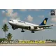 X-scale 144011 1/144 A300b4-605 Lufthansa Long-range Wide-body Passanger Airliner