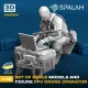 Spalah 29335 1/35 Set Of Scale Models And Figure Fpv Drone Operator