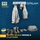 Spalah 29535 1/35 Set Of Scale Models Clothing Resin Model Kit