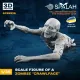 Spalah 29935 1/35 Figure Zombie Crawlface 3d Printed Resin Model Kit