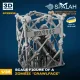 Spalah 29935 1/35 Figure Zombie Crawlface 3d Printed Resin Model Kit