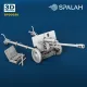 Spalah 30035 1/35 Scale Model Divisional Towed Gun M1942 Zis-3 Resin Model Kit