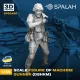 Spalah 30435 1/35 Figure Machine Gunner Dshkm 3d Printed Resin Model Kit