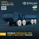Spalah 31235 1/35 Wheels Michelin For Military Trucks Hemtt 9 Pcs 3d Resin Kit