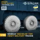 Spalah 31235 1/35 Wheels Michelin For Military Trucks Hemtt 9 Pcs 3d Resin Kit