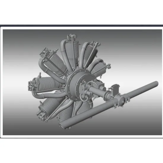 Print Scale Psr48034 1/48 Aircraft Engines Oberursel Ur Ii Aircraft Accessories