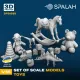 Spalah 31535 1/35 Set Of Scale Models Toys 3d Printed Resin Model Kit